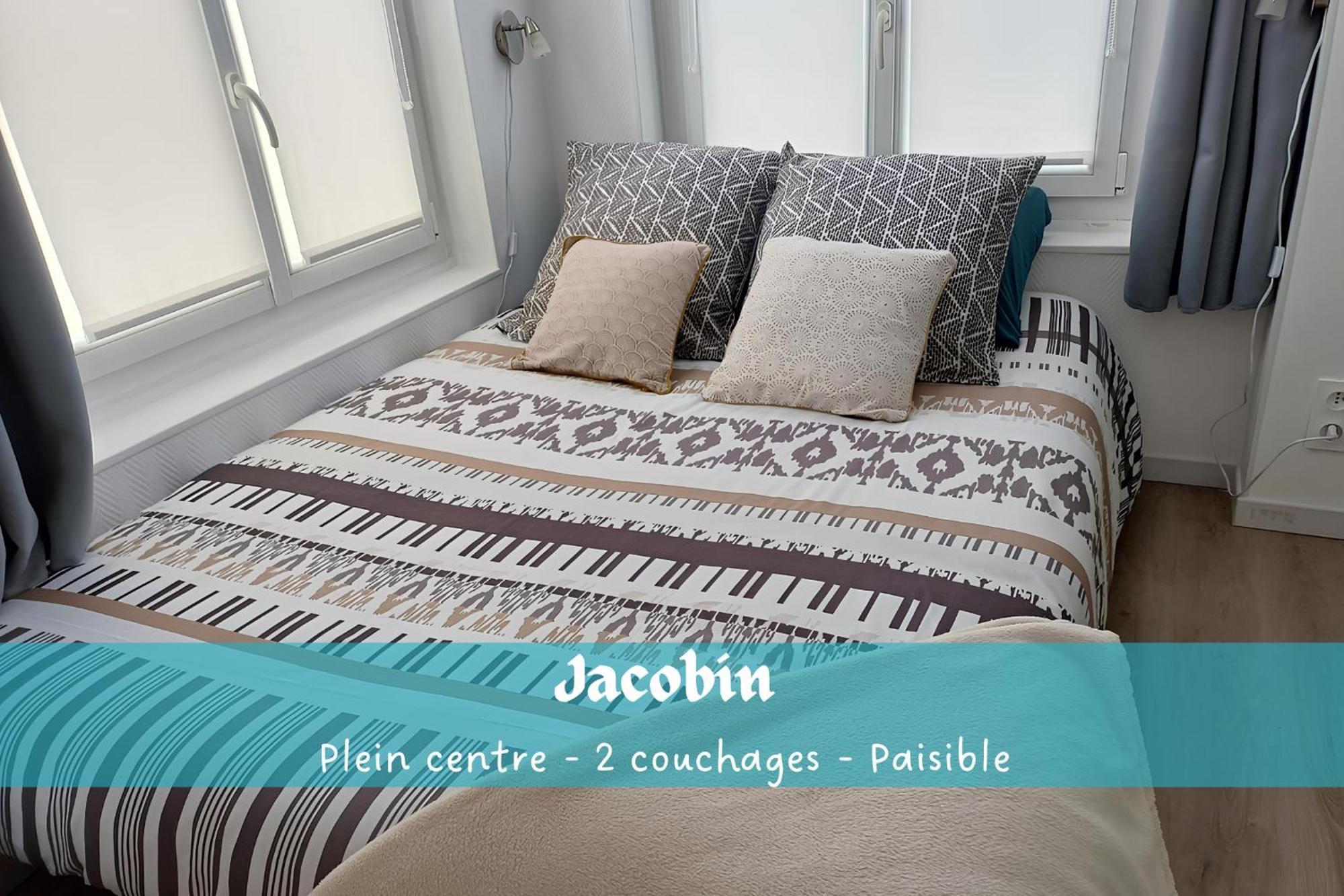 Jacobin-Centre Ville-Paisible-2 Couchages Amiens Esterno foto